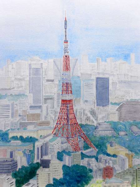 東京タワー 年3月 アートサロン大阪 サクラアートサロン