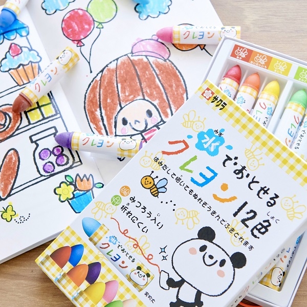 水でおとせるクレヨン１２色｜水でおとせるクレヨン｜クレヨン｜絵画用品・学用品｜商品を探す｜株式会社サクラクレパス