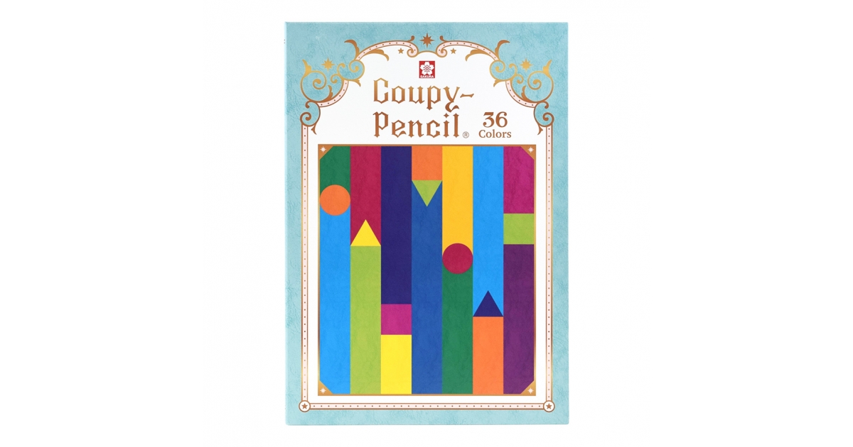 クーピー ペンシル36色セット（ブック型ケース入）｜クーピーペンシル