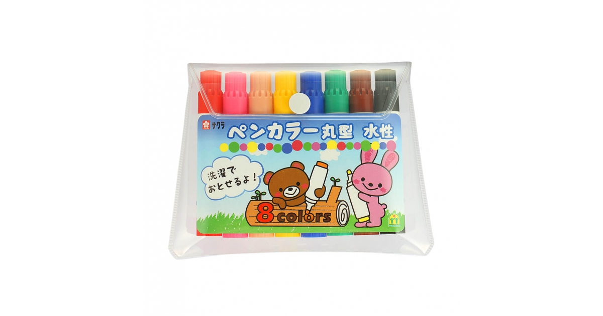 Nana様 ペンカラー丸型幼児用8色｜サインペン｜水性マーカー｜絵画用品