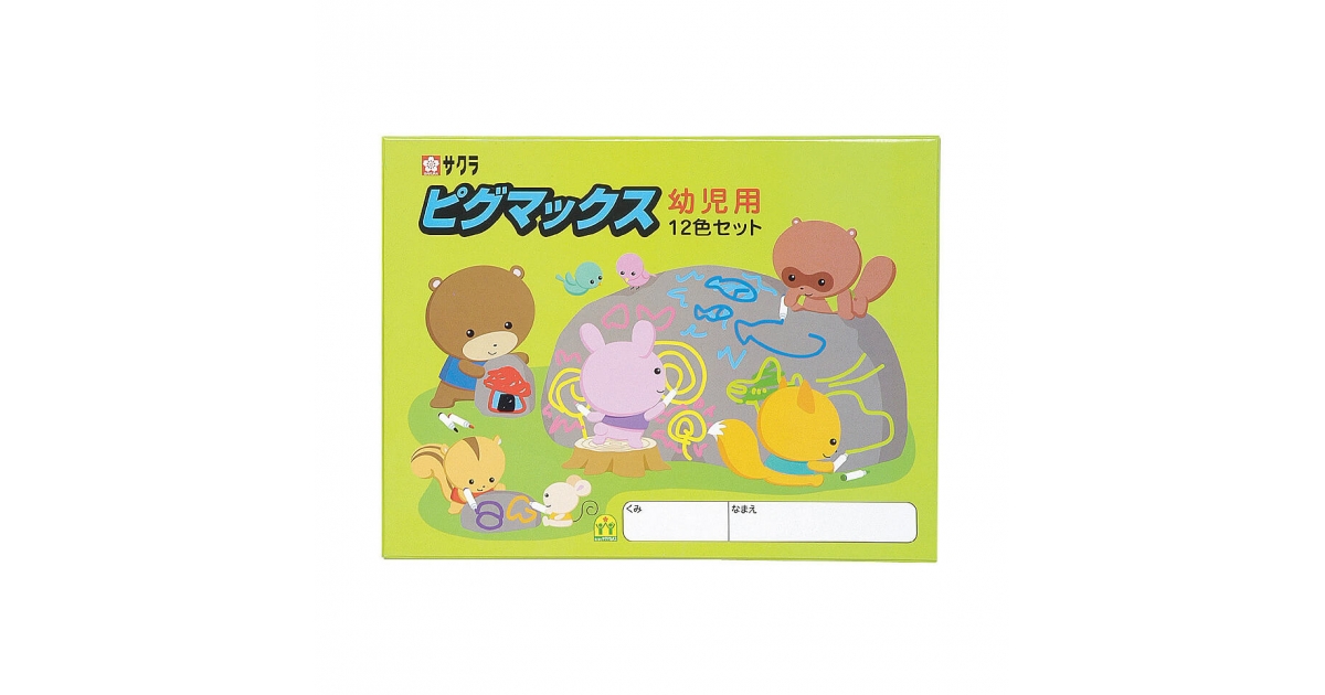 ピグマックス幼児用12色セット｜ピグマックス｜水性マーカー｜絵画
