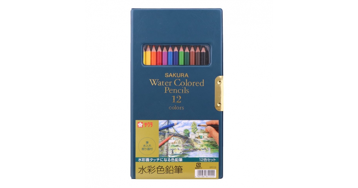 水彩色鉛筆12色｜水彩色鉛筆｜色鉛筆｜絵画用品・学用品｜商品
