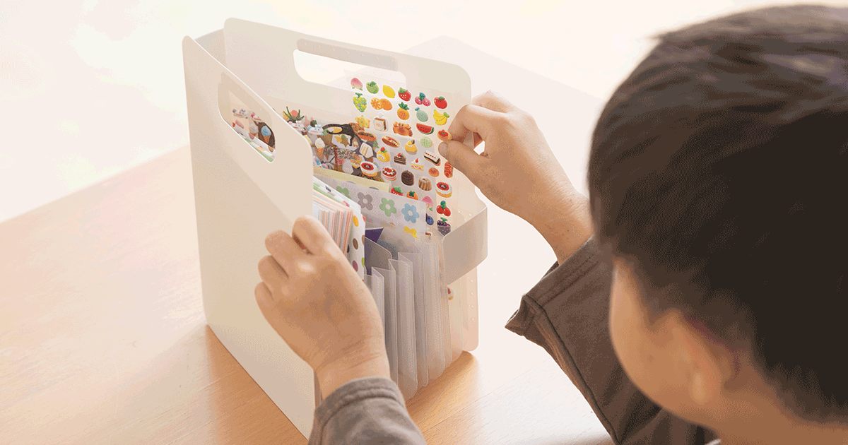 折り紙収納、折り紙ケース、軟質蛇腹ファイル　海外マステ収納、蛇腹ファイル 折り紙収納 折り紙ケース 蛇腹ファイル