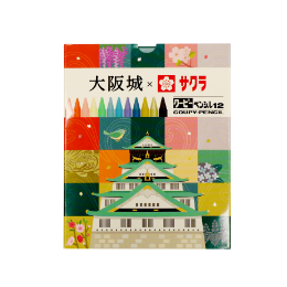 大阪城×クーピーペンシル 12色セット